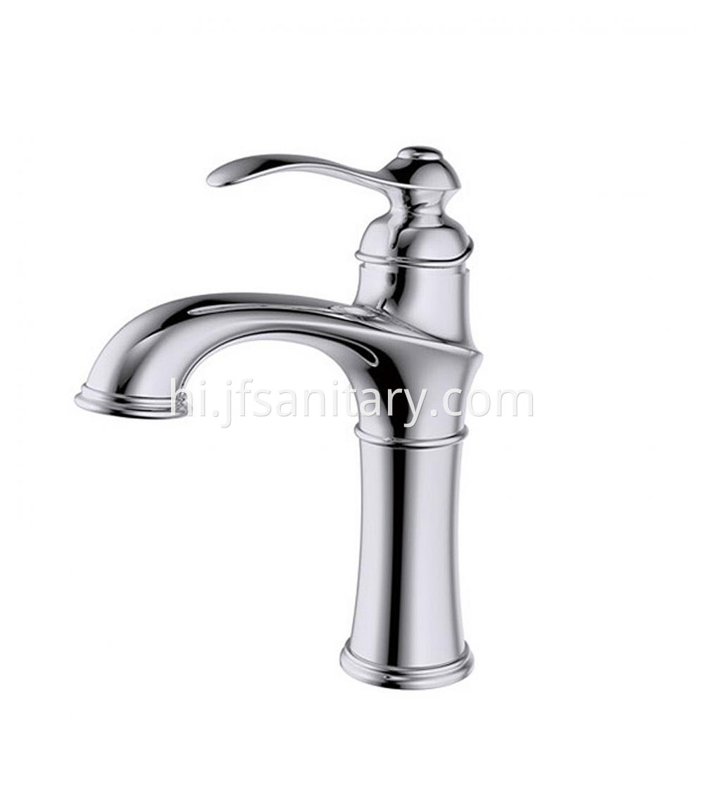 High Grade Basin Faucet Chrome Finish Single Lever